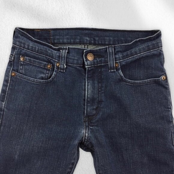 Levi's 510 Skinny Jeans Boys 14 Dark Wash Mid Rise Straight Leg - Picture 3 of 8